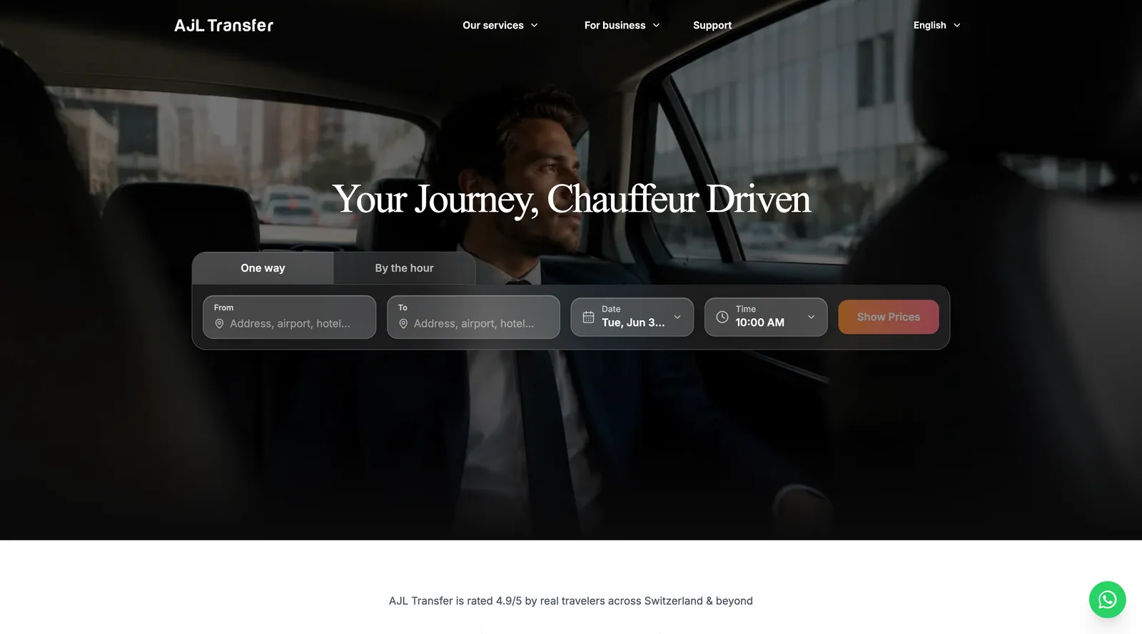 AJL Transfer — Private Airport Transfer & Chauffeur Website